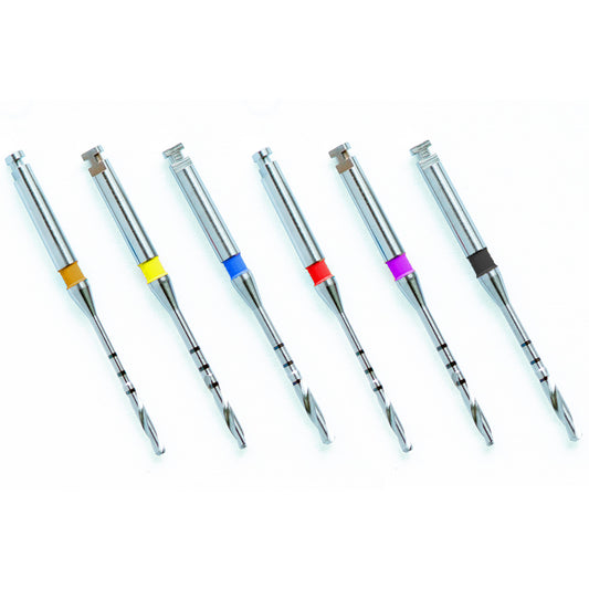 ParaPost X Drills (two fluted) P42-5    1.25mm    Red