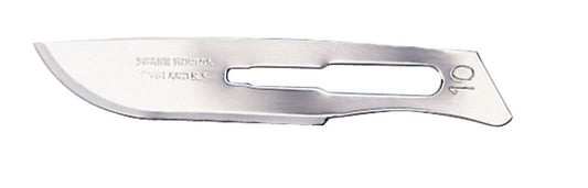 Scalpel Blades - Red, Sterile, Carbon Steel No. 10 (0201)