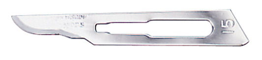 Scalpel Blades - Red, Sterile, Carbon Steel No. 15 (0205)