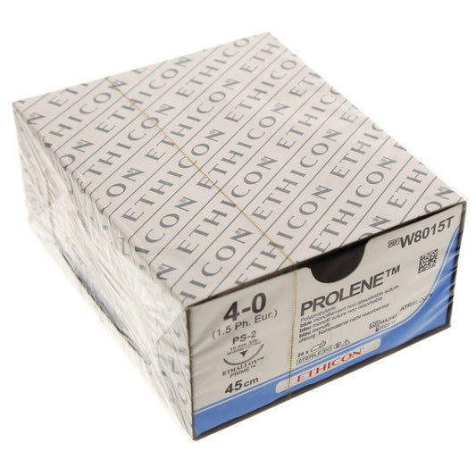 Prolene Blue 45cm M1.5 W8015T 4/0