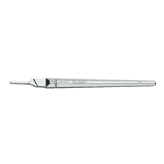 Scalpel Handle, Stainless Steel B3 (0923)