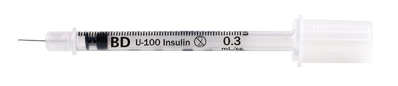 Insulin Syringe Microfine 0.3ml 30G x 8mm