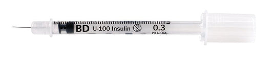 Insulin Syringe Microfine 0.3ml 30G x 8mm