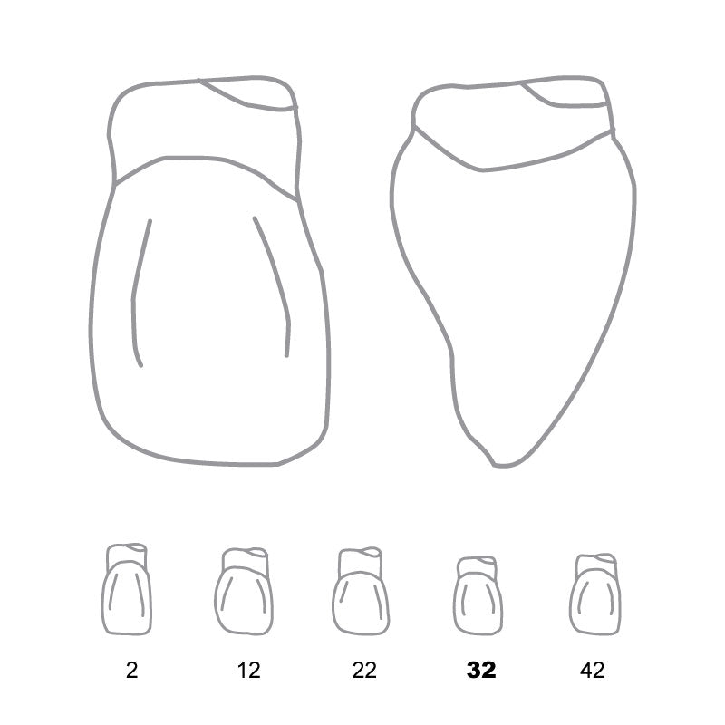 Odus Pella Transparent Crown Forms Laterals 32
