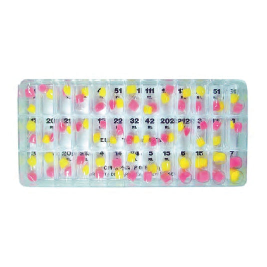 Odus Pella Transparent Crown Forms Assortment of 78