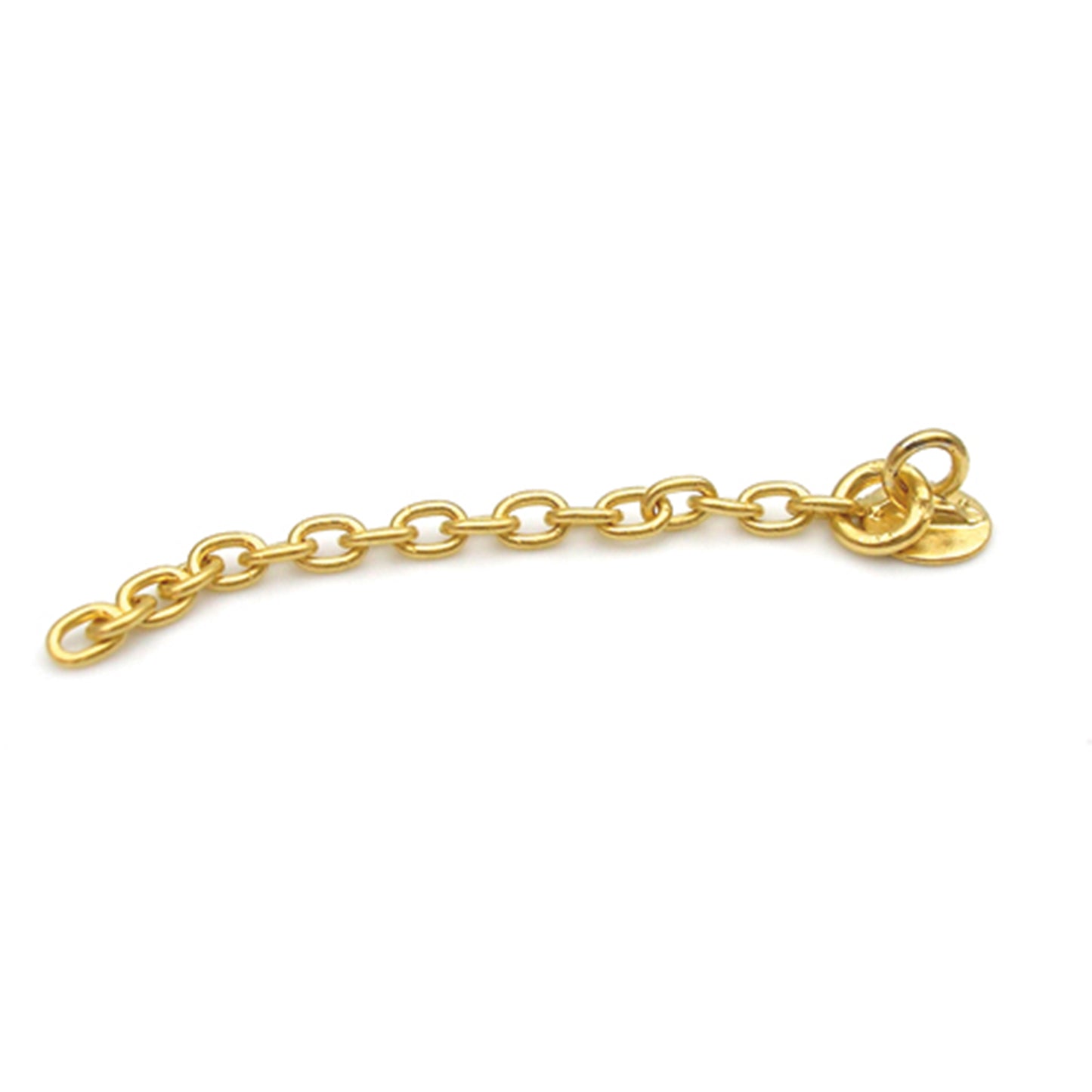 Eruption Chain Gold Eyelet Round Base