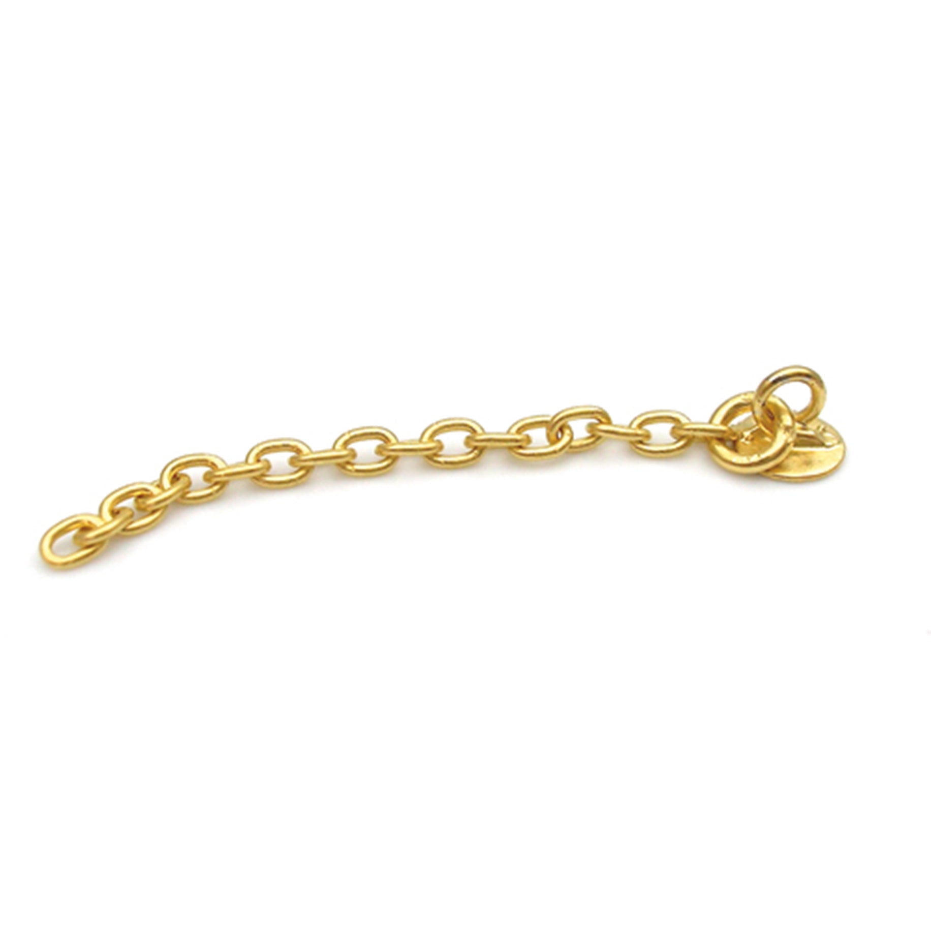 Eruption Chain Gold Eyelet Round Base