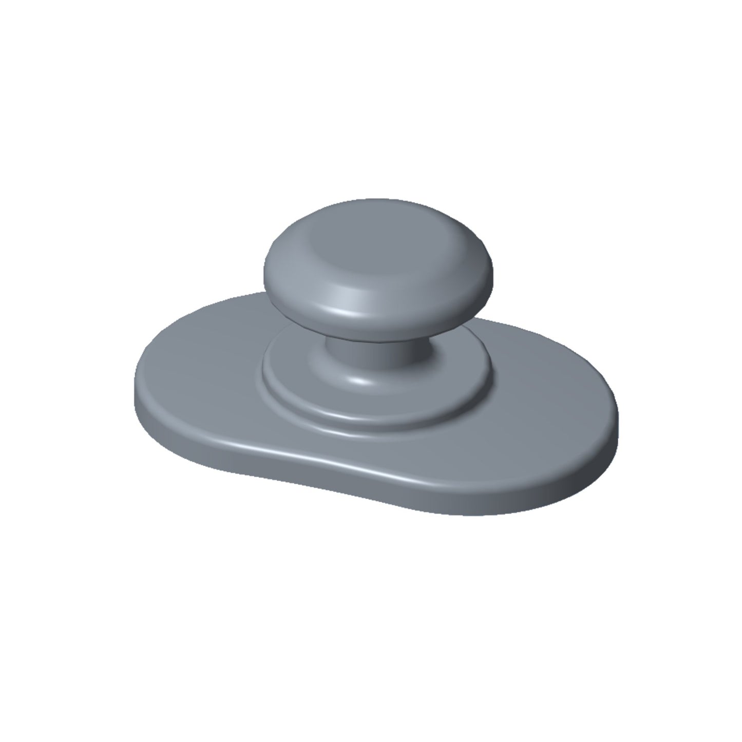 Lingual Button Rectangular