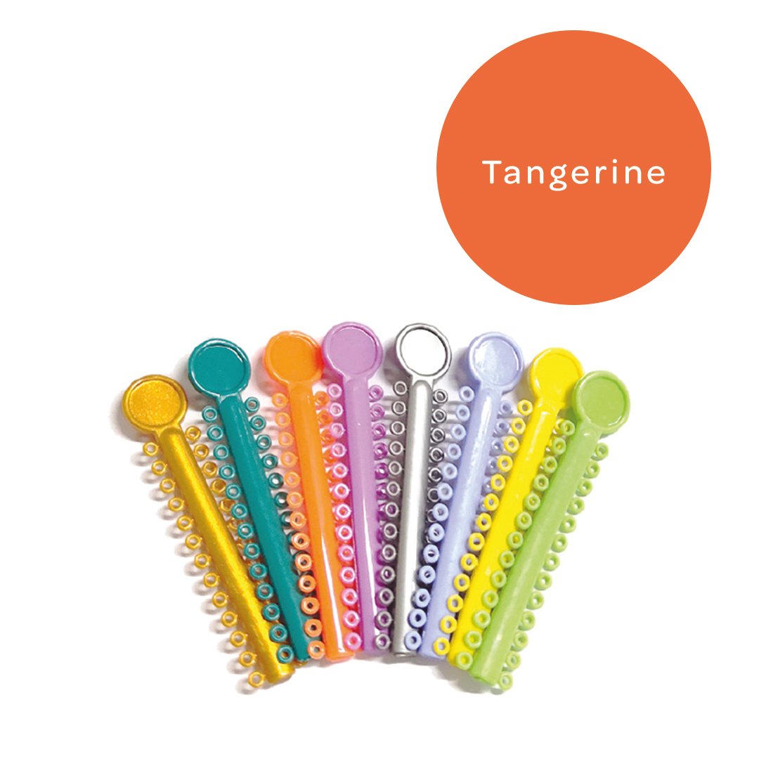 Elastomeric Ligatures Regular Tangerine