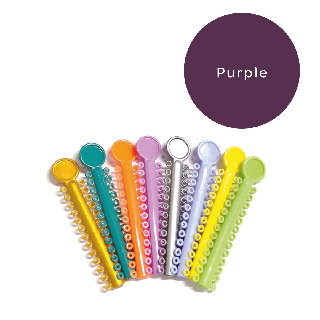 Elastomeric Ligatures Regular Purple