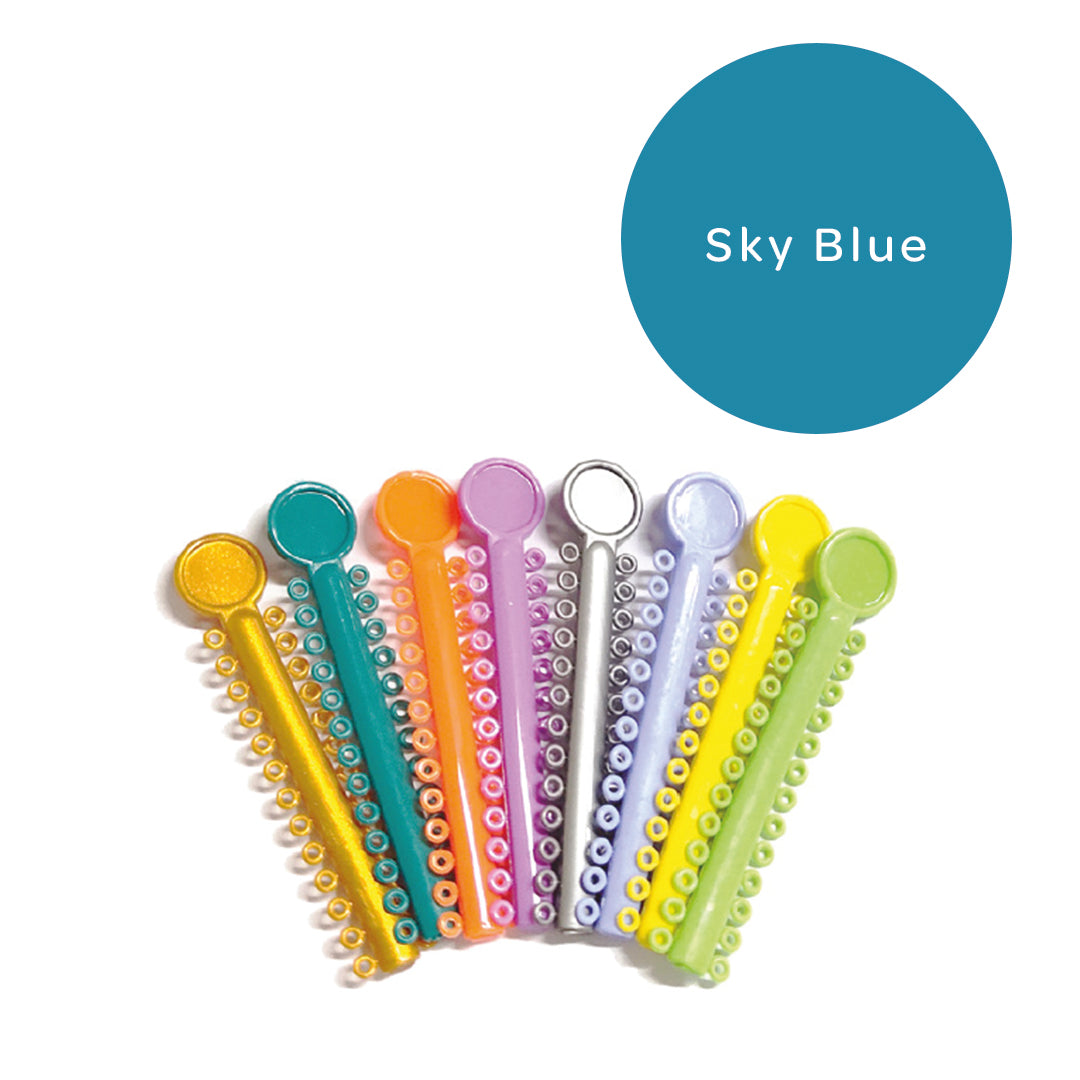 Elastomeric Ligatures Regular Sky Blue