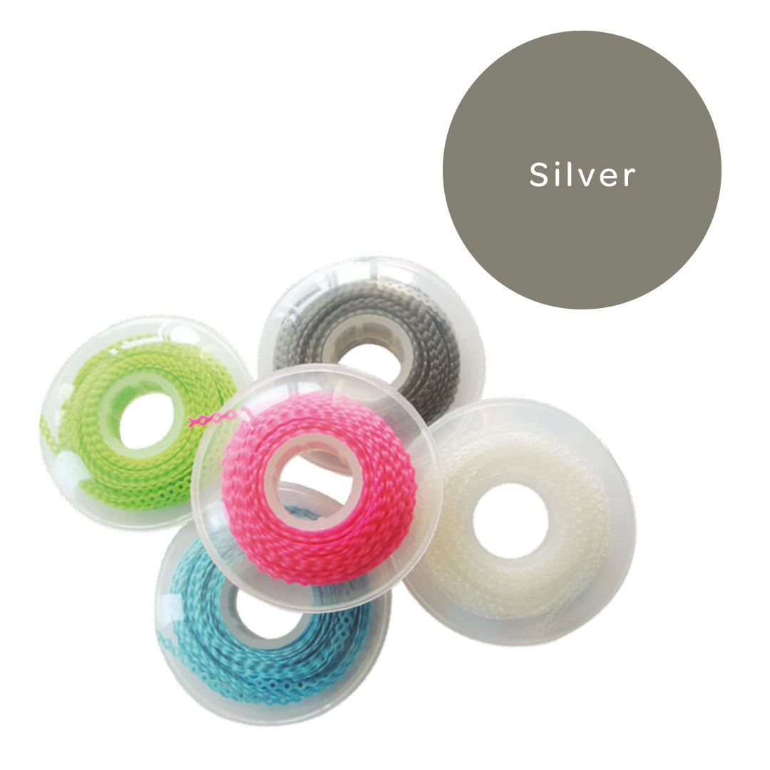 Elastomeric Chain Continuous Silver