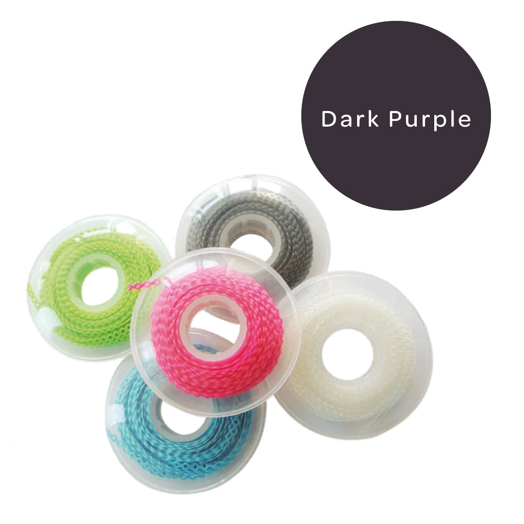 Elastomeric Chain Continuous Dark Purple