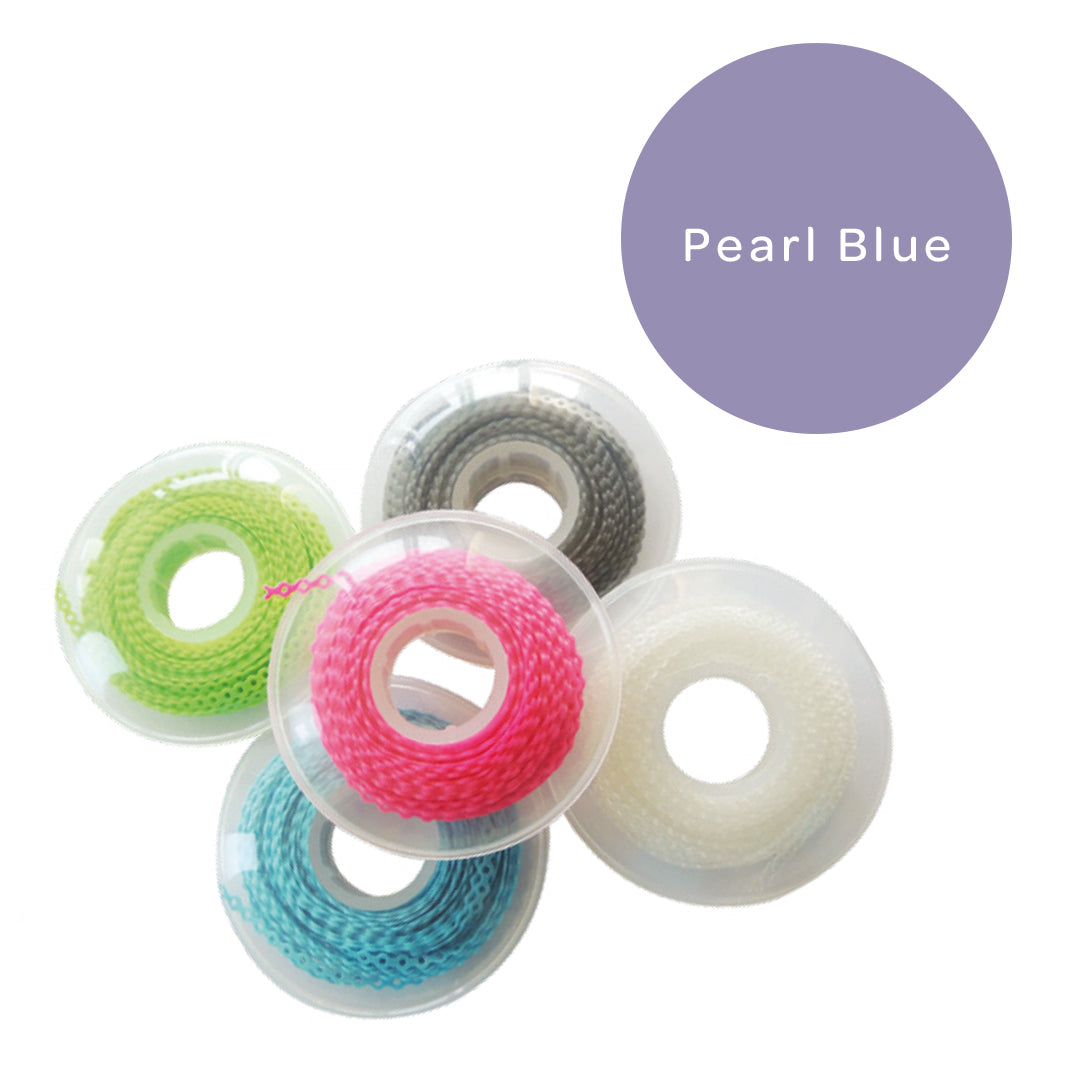 Elastomeric Chain Continuous Pearl Blue