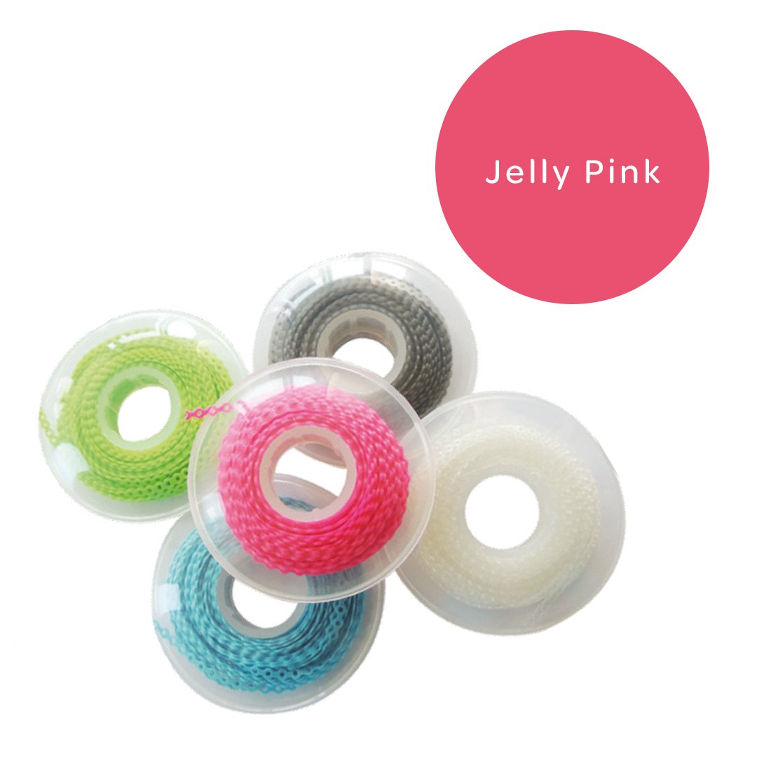 Elastomeric Chain Continuous Jelly Pink