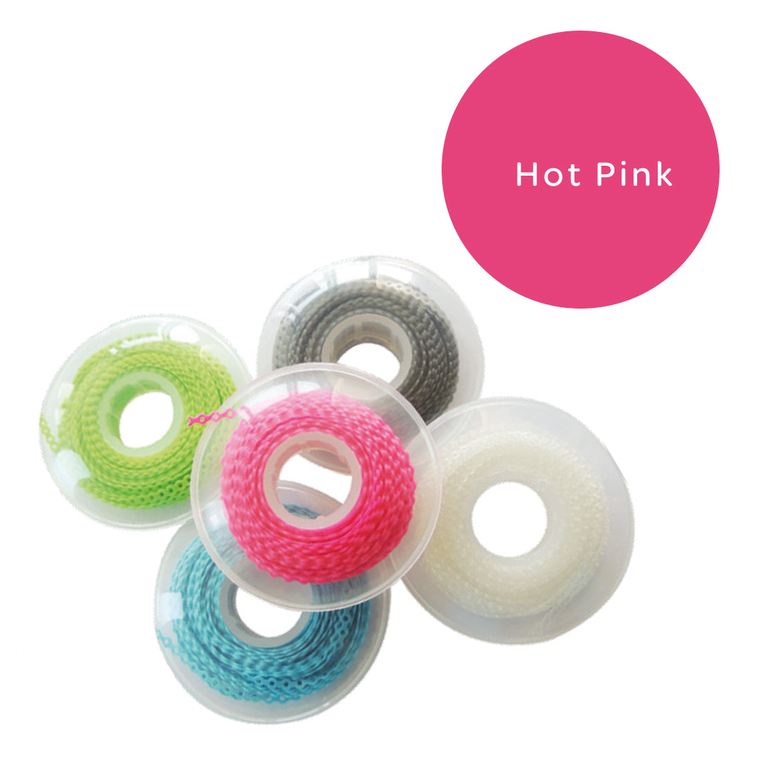 Elastomeric Chain Short Hot Pink
