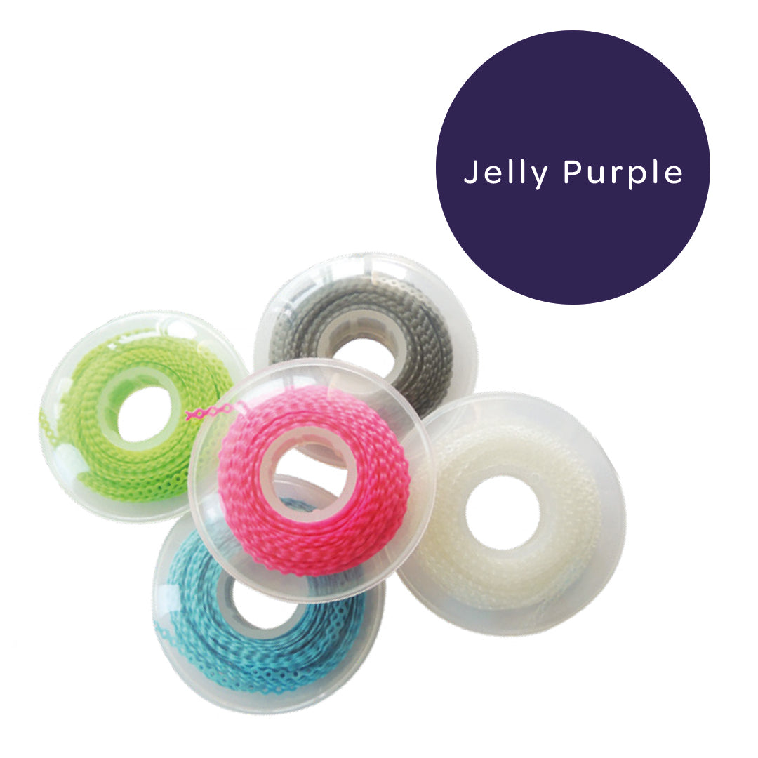 Elastomeric Chain Short Jelly Purple