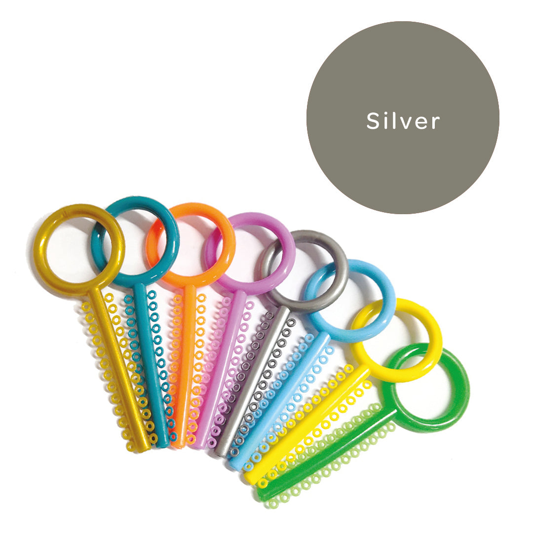 Elastomeric Ligatures Silver