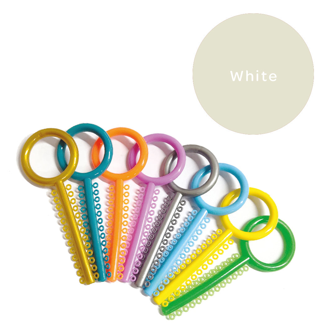 Elastomeric Ligatures White