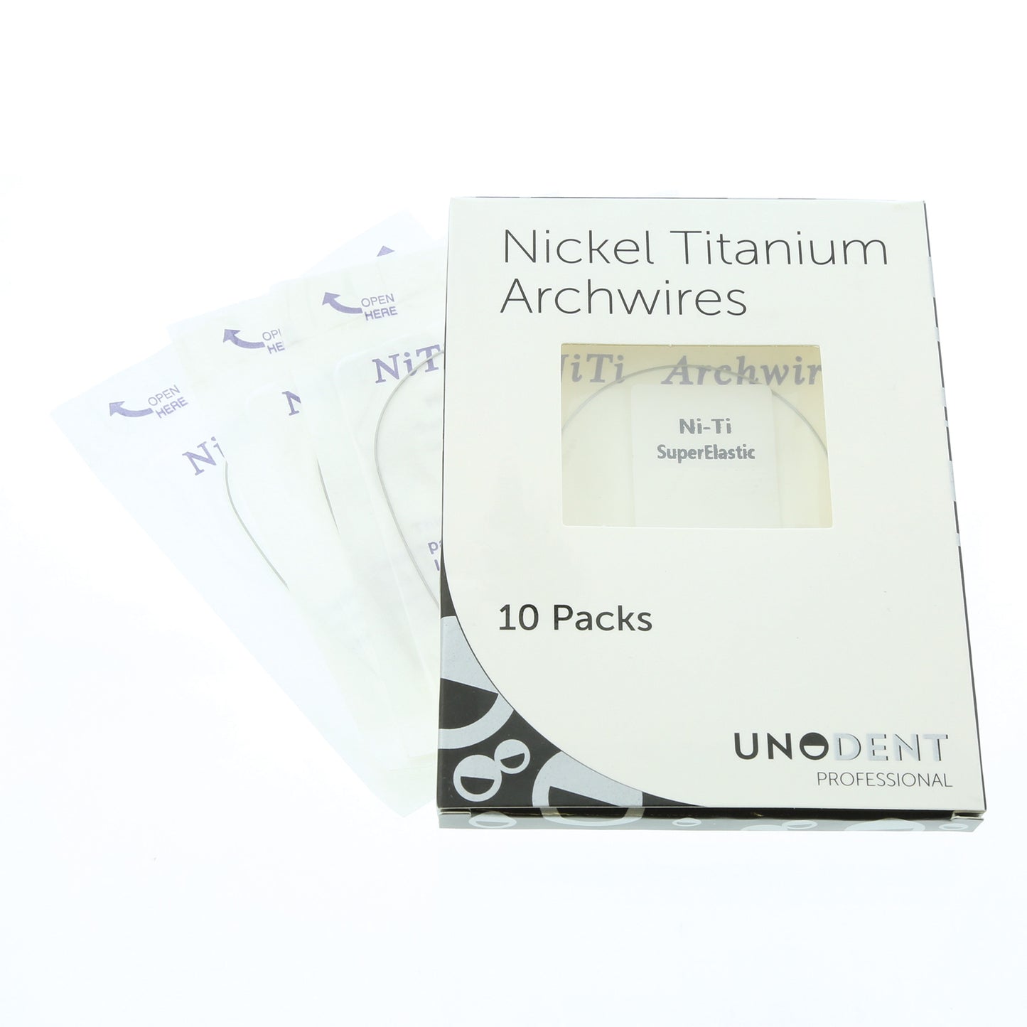 NiTi 21x25 Upper Natural - UNO PACK