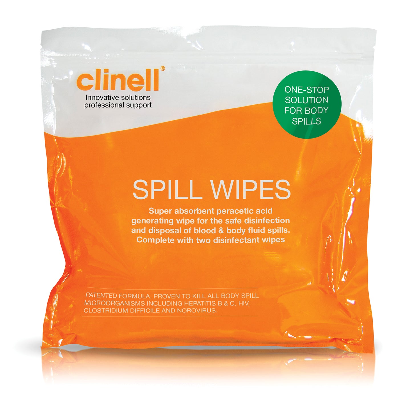 Clinell Body Spill Wipes