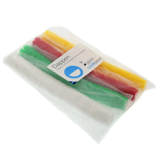 Disposable Dappen's Pots - Assorted Colours