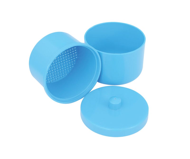 Denture Box with Filter - Autoclavable White